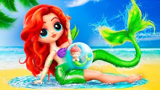 Ariel Became a Mommy 31 Mermaid DIYs for LOL OMG [upl. by Fisher]