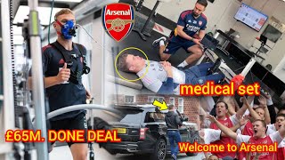 arsenal transfer today✅ arsenal Agree to sign best striker🤝 Medicals scheduled✍️ DONE DEAL✅ [upl. by Loesceke]