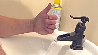 WATERFALL FAUCET TROUBLESHOOTING REPAIR HIDDEN AERATOR WORKS LIKE A CHAMP NO NEED FOR A PLUMBER [upl. by Janaya182]