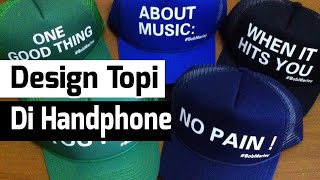 Cara Desain Topi Di Android  Shoutcap [upl. by Map]