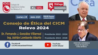 CONSEJO DE ÉTICA DEL CICM RELEVO 2024 [upl. by Annaillil]