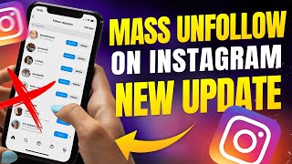 How To Mass Unfollow On Instagram 2024 After New Update [upl. by Fenella333]