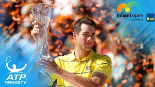 John Isner beats Zverev to win first Masters 1000 title  Miami Open 2018 Final Highlights [upl. by Charmaine]