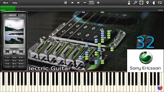 SONY ERICSSON RINGTONE ON 32 INSTRUMENTS Synthesia [upl. by Drucilla]