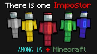 AMONG US portrayed in MINECRAFT as the Impostor [upl. by Violette966]