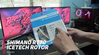 Shimano RT70 IceTech Rotor 160mm Overview  Toseek Brandon [upl. by Kato601]