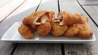 Italian Panzerotti  Deep Fried Calzone recipe [upl. by Howland863]