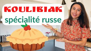 Recette facile de Koulibiak de saumon spécialité russe [upl. by Anelle]