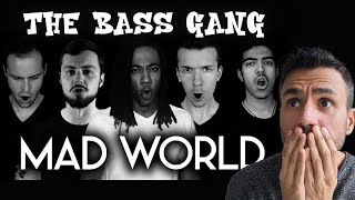 The Bass Gang  MAD WORLD REACTION Bass Singers Cover ft Elliott Robinson [upl. by Netsrek]