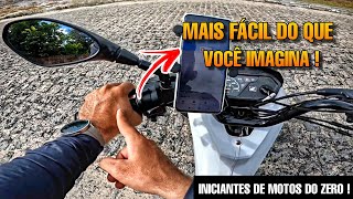 como aprender a andar de moto começando do zero  Pop 110i  vídeo 20 [upl. by Ahseinod]