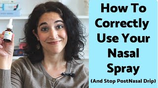 How to Use a Prescription Nasal Spray [upl. by Alyakcim]