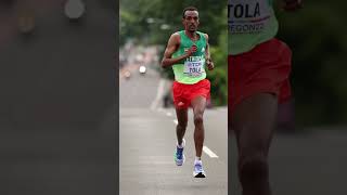 Tamirat Tola wins the Paris 2024 Olympics Mens Marathon [upl. by Arrol206]