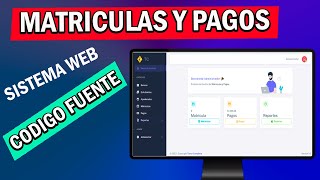 ✅SISTEMA DE MATRICULAS Y PAGOS EN PHP LARAVEL Y MYSQL  CODIGO FUENTE [upl. by Htir450]