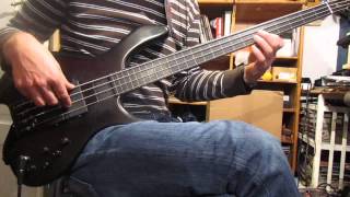 Mick Karn Bass Cover Medley Part 2 with TABS [upl. by Ekard]