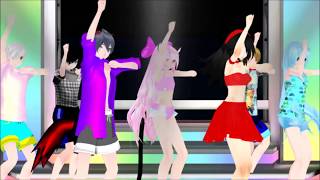 MMD Aphmau Starlight BTS Dope [upl. by Yrffej]