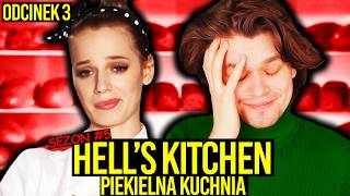 AWIĘC OGLĄDA PIĄTY SEZON HELLS KITCHEN  🔥 TRZECI ODCINEK PIEKIELNEJ KUCHNI 🔥 [upl. by Witte]