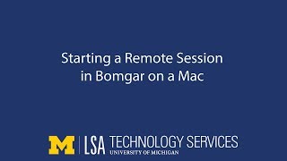 Starting a Remote Session through Bomgar Mac [upl. by Latsyrk]