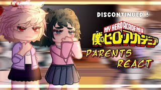 — mha parents react  discontinued   MHABHNA  Kavana [upl. by Sloatman]