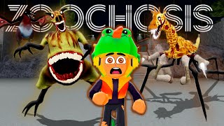 ¡ENCONTRE a TODOS LOS ANIMALES de ZOOCHOSIS en ROBLOX 🐸 SIMBA [upl. by Nahc]