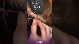 Costurando Mega Hiar hairstyles hairstyle trancaraiz trancistaraiz hair tranca hairextensions [upl. by Shiekh]