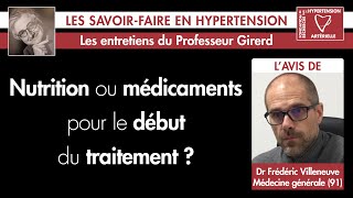 Nutrition ou médicament pour le début du traitement  hypertension [upl. by Ahsilrak]