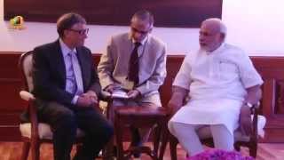 Bill Gates and Melinda Gates meet on India PM Modi in New Delhi [upl. by Eenyaj]