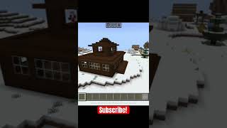 Winter Minecraft cabin☃️ [upl. by Anhaj]