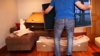 Panasonic Smart 3D Viera Plasma HD TV 50 Inch TXP50GT60B Unboxing amp Assembly [upl. by Culley841]