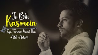 Jo Bhi Kasmein  Atif Aslam Ai Cover [upl. by Aynnek]