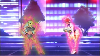 The Leon F Women Tournament  Morrigan VS Shermie  2 [upl. by Eam687]