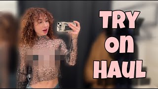 4K Transparent Try On Haul  Get Ready With Polly [upl. by Uhn]