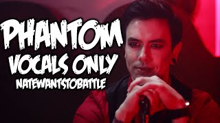 NateWantsToBattle  Phantom VOCALS ONLY Hazbin Hotel Song [upl. by Yonita378]