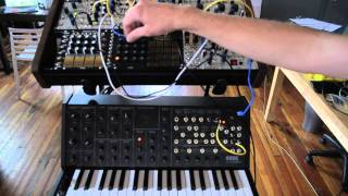 Korg MS20 Mini and Make Noise Modular Pt 2 [upl. by Idas]