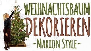 WEIHNACHTSBAUM SCHMÜCKEN  DIE BESTE TIPPS UND TRICKS  WEIHNACHTSDEKO DIY [upl. by Haney99]