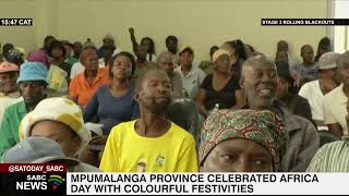 Mpumalanga province celebrated Africa Day with colourful festivities [upl. by Candyce]