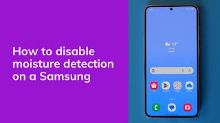 How To Disable Moisture Detected on a Samsung Phone [upl. by Lamrej778]