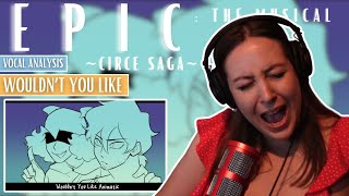 Crunchy Harmonies WOULDNT YOU LIKE  EPIC The Musical Vocal Coach Reaction amp Analysis [upl. by Nicolea]