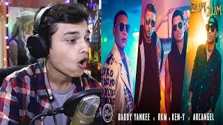 Daddy Yankee x Rkm amp KenY x Arcangel 🐝🍯  Zum Zum Official Video Reaccion [upl. by Dymphia]