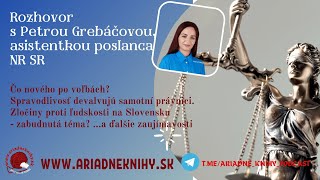 Rozhovor s Petrou GREBÁČOVOU [upl. by Adnert]