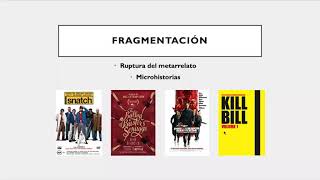 Fragmentación e Intertextualidad en el Cine Posmoderno [upl. by Luanni]