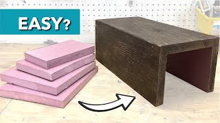 Foam to Faux Ceiling Beams DIY [upl. by Nemsaj]