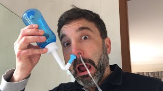 Sinus cleaning better than Neti pot and Navage do not use tap water [upl. by Keele422]