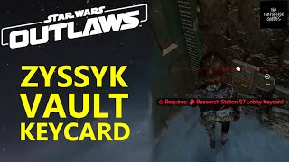 Star Wars Outlaws Zyssyk Vault Keycard  Research Station 57 Lobby Keycard Location [upl. by Yddeg]