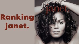 Ranking every song on janet [upl. by Lleret]