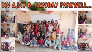 Farewell  Div A Div B Navoday  Jodave Classes Killari [upl. by Nerej]