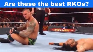 Greatest RKOs from Randy Orton WWE RKO [upl. by Hubbard]