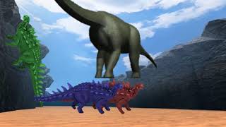 Polacanthus VS Sauroposeidon My Version [upl. by Shyamal463]