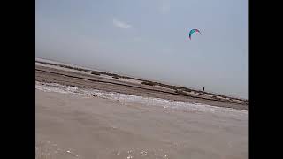 Kitesurfing North Kuwait Subiya Lagoon and Boubyan Island [upl. by Rorrys968]