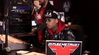 Chris BrownFreestyles on Funk Flex Started From The Bottom Freestyle [upl. by Eiclud]