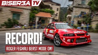 RAW  Roger Feghali New Record  Full Run Falougha Hill Climb 2015 [upl. by Clere367]